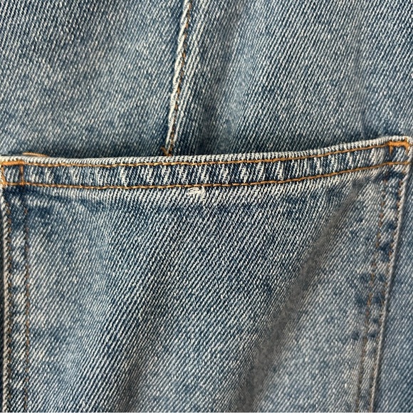 Pull&Bear Light Wash Denim Carpenter Jeans - Picture 8 of 8
